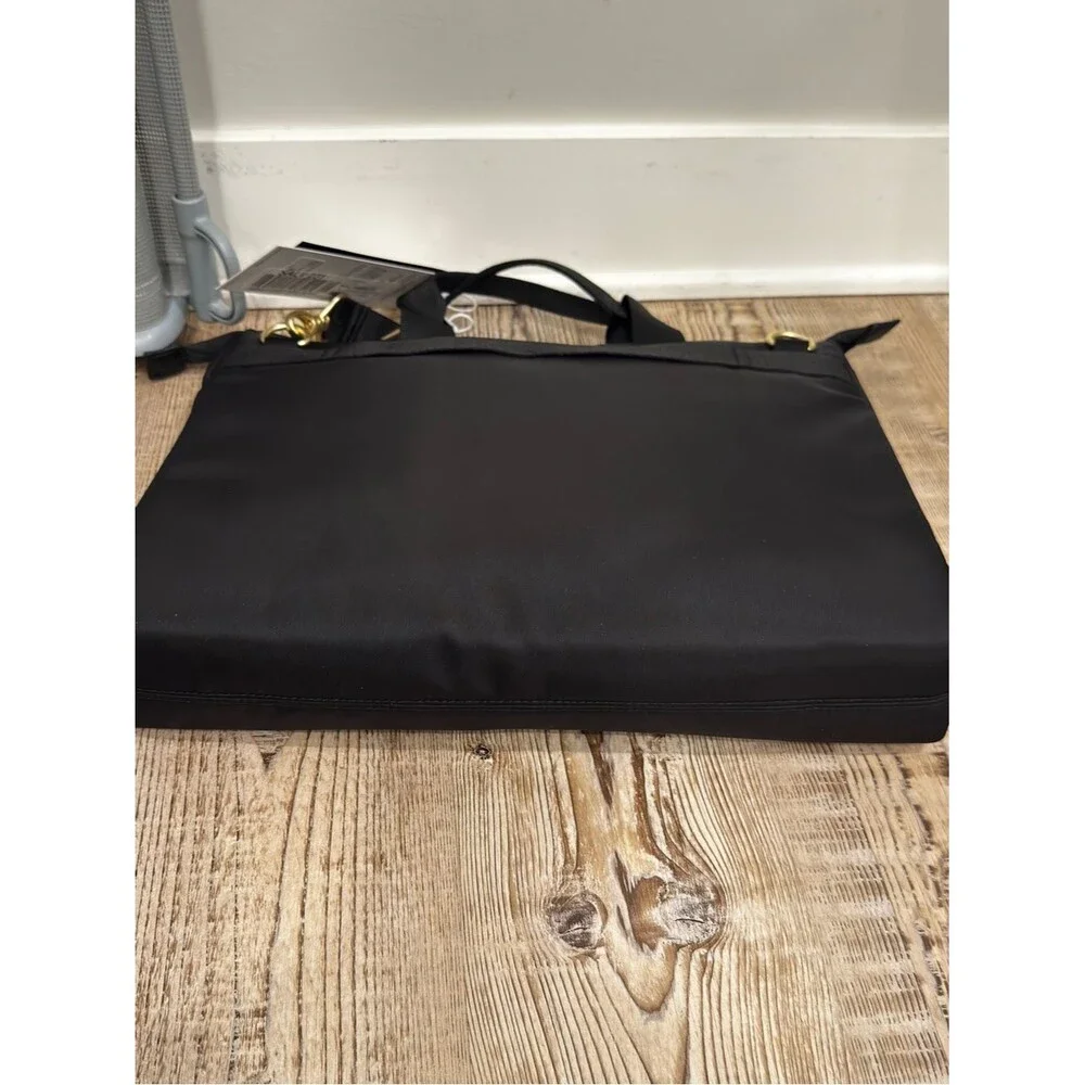 Samsonite Black Briefcase Gold MOBILE SOLUTION 2 CONVERTIBLE SLIM BRIEF, bag